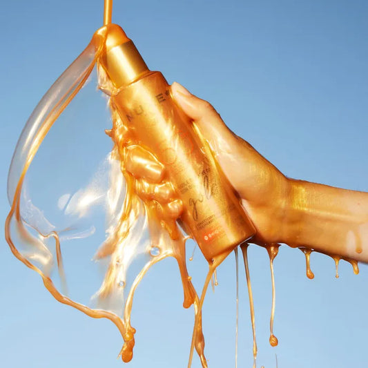 Nuxe SUN - Huile Solaire Or Haute Protection SPF50 - Visage et Corps - Tous Types de Peaux, 150ml