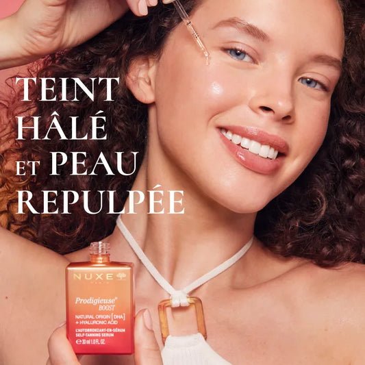 Nuxe PRODIGIEUSE BOOST - L'Autobronzant-En-Sérum - Visage - Tous Types de Peaux, 30ml