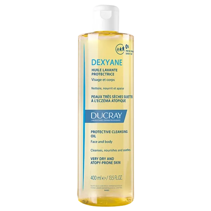 Ducray DEXYANE - Huile Lavante Protectrice - Peaux Très Sèches à Tendance Atopique, 400ml