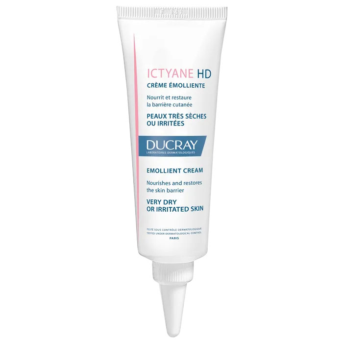 Ducray ICTYANE HD - Emollient Cream for Very Dry or Irritated Skin, 50ml