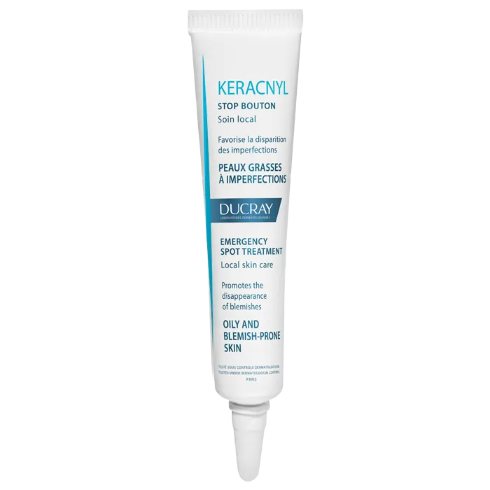 Ducray KERACNYL - Stop Pimple Local Treatment - Oily Skin with Blemishes, 10ml