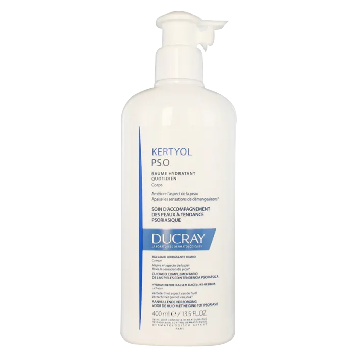 Ducray KERTYOL PSO - Daily Moisturizing Balm - Body - Psoriatic Skin, 400ml