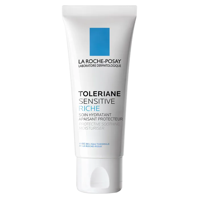 La Roche-Posay TOLERIANE SENSITIVE RICHE – Crème Hydratante Apaisante Anti Rougeurs Peaux Sèches, 40ml