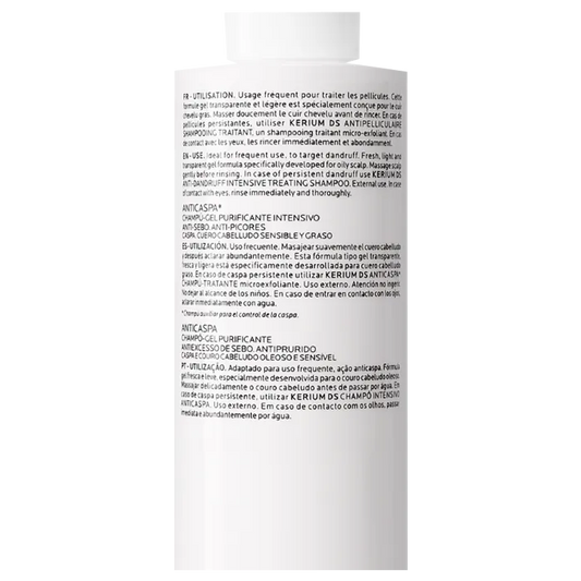 La Roche-Posay KERIUM - Shampooing Gel pour Pellicules Grasses, 200ml