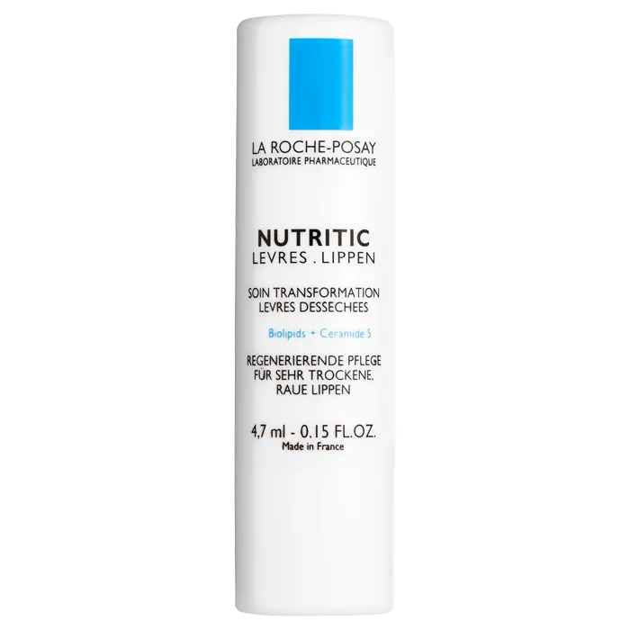 La Roche-Posay NUTRITIC - Baume à Lèvres pour Lèvres Abimées, Gercées, Desséchées, 4,7ml