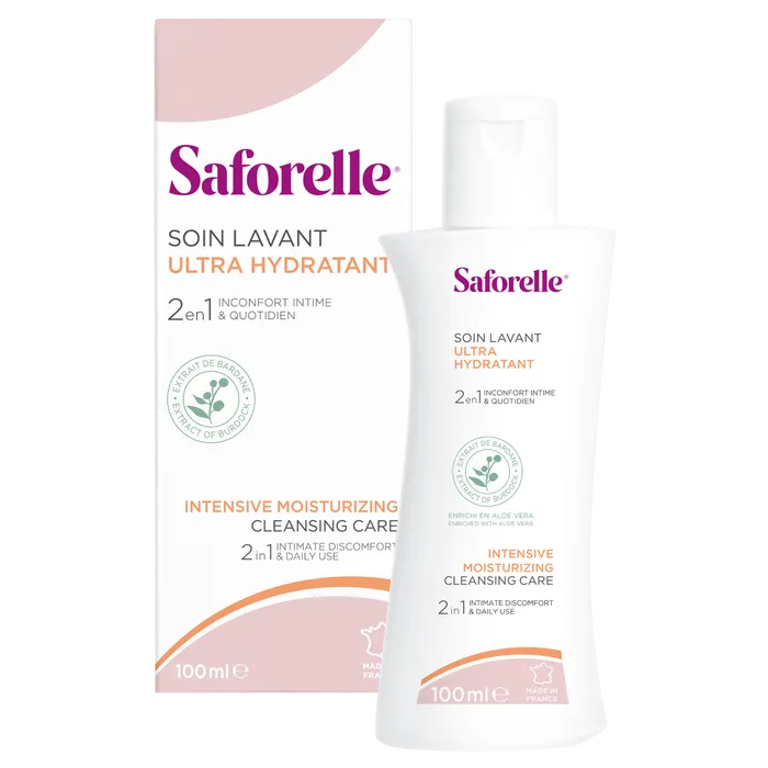 Saforelle Soin Lavant Ultra-Hydratant Sécheresse & Quotidien, 100ml