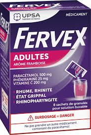 Fervex Orange – Boîte de 8 sachets
