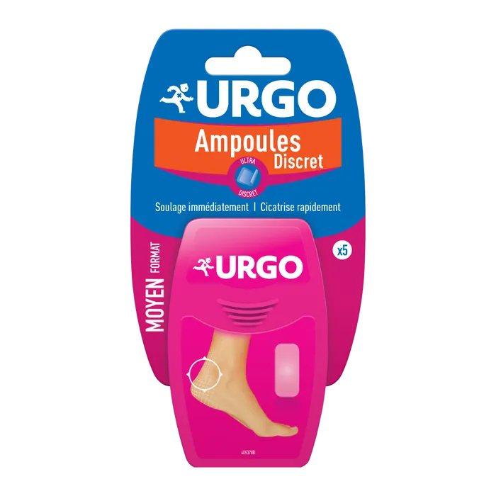 Urgo AMPOULES - Pansements Hydrocolloïdes, 5 Unités moyen format