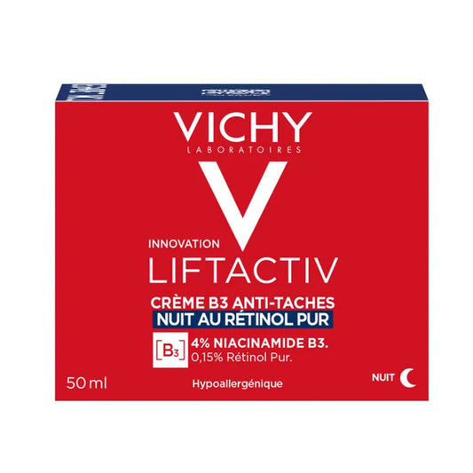 Vichy LIFTACTIV B3 - Crème Nuit Anti-Taches Rétinol Pur, 50ml
