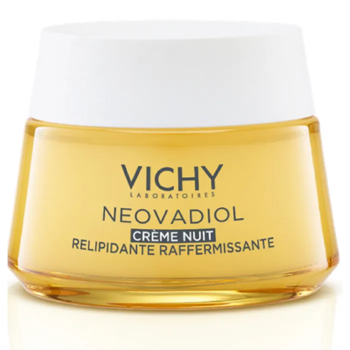 Vichy NEOVADIOL Post-Ménopause - Crème de Nuit Relipidante Raffermissante, 50ml