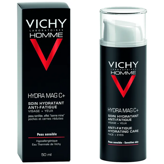 Vichy Vichy Homme - HydraMag C + Soin Hydratant Anti-Fatigue Visage + Yeux, 50ml