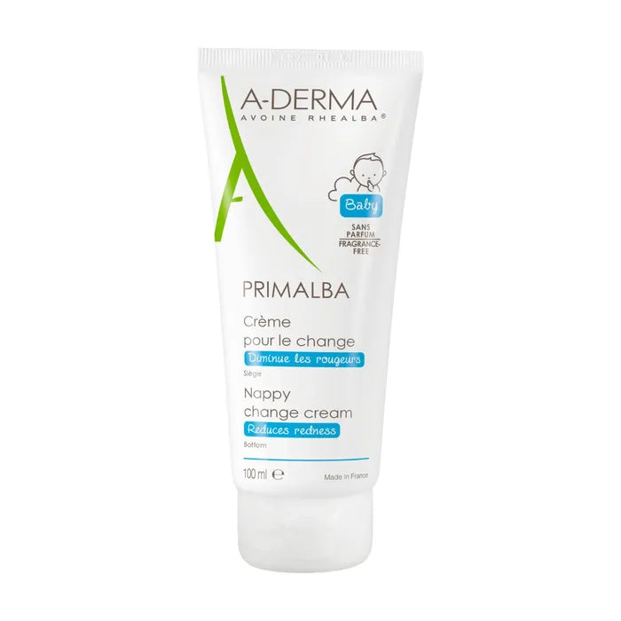 A-derma PRIMALBA - Crème Bébé Pour le Change - Siège - Peaux Fragiles, 100ml