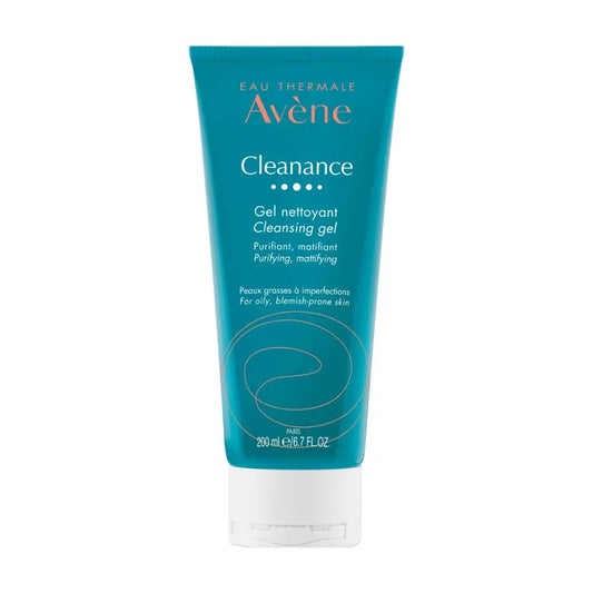 Avène CLEANANCE - Gel Nettoyant Purifiant - Visage et Dos - Peaux Grasses à Imperfections, 200ml