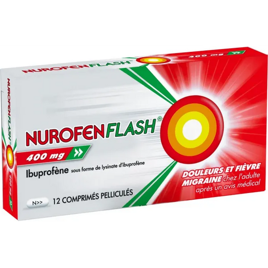 NurofenFlash 400 mg – Box of 12 film-coated tablets