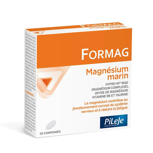 PILEJE Formag – Magnésium Marin + Vitamine B6 & Taurine – 30 comprimés