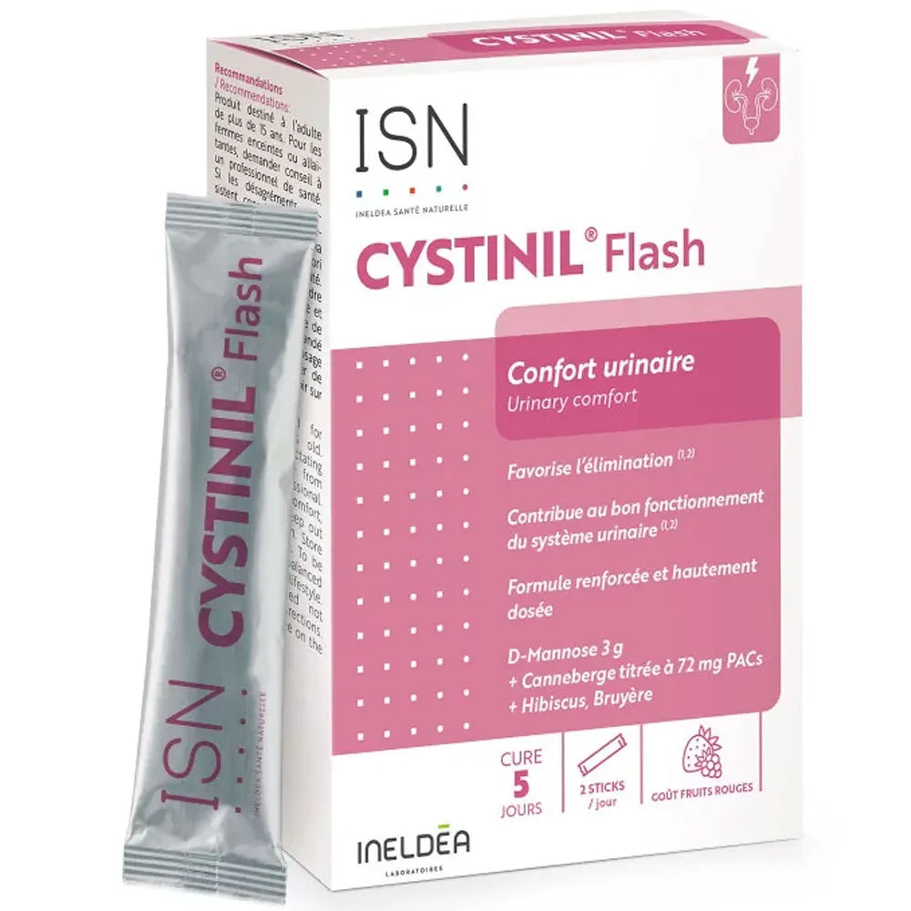 Ineldea Natural Health - Cystinil Flash Urinary Comfort - 10 sticks