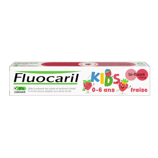 Fluocaril Kids Bi‑Fluoré Fraise – 0 à 6 ans (75 ml)