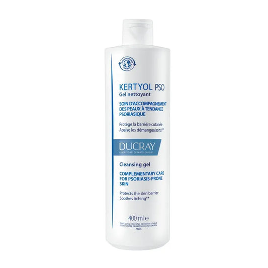 Ducray KERTYOL PSO - Gel Nettoyant Surgras - Corps - Peaux à Tendance Psoriasique, 400ml