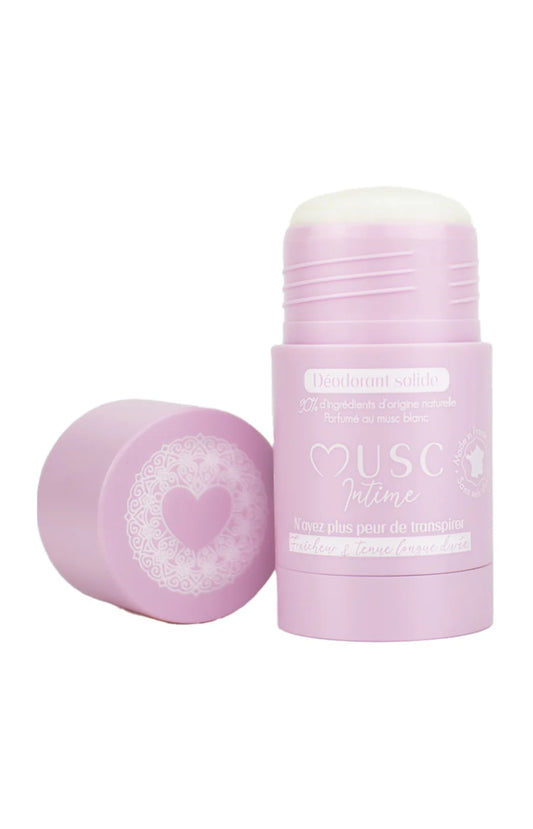 Musc Intime Déodorant naturel Musc Blanc – L’Irrésistible
