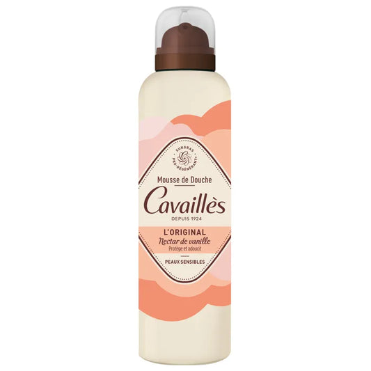Cavaillès QUOTIDIEN - Mousse de Douche Nectar de Vanille l'Original - Peaux Sensibles, 200ml