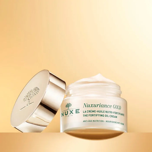 Nuxe NUXURIANCE GOLD - La Crème-Huile Nutri-Fortifiante - Visage - Peaux Sèches, 50ml