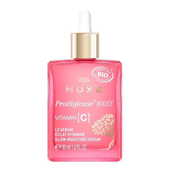 Nuxe PRODIGIEUSE BOOST - Vitamine [C] Le Sérum Éclat Vitaminé Bio - Visage - Tous Types de Peaux, 30ml