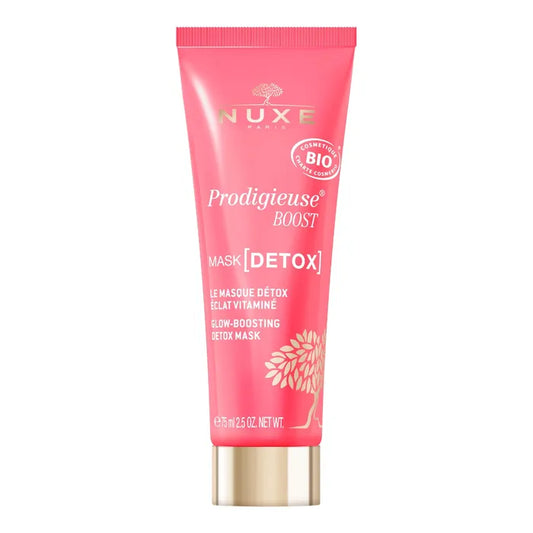 Nuxe PRODIGIEUSE BOOST - Le Masque Détox Éclat Vitaminé Bio - Visage - Tous Types de Peaux, 75ml