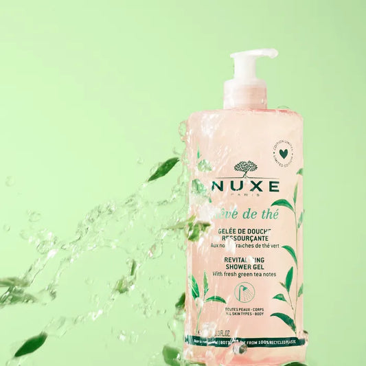 Nuxe RÊVE DE THÉ - Gelée de Douche Ressourçante - Corps - Tous Types de Peaux, 750ml