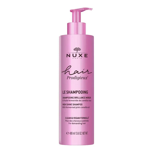 Nuxe HAIR PRODIGIEUX - Shampooing Brillance Miroir - Tous Types de Cheveux, 400ml