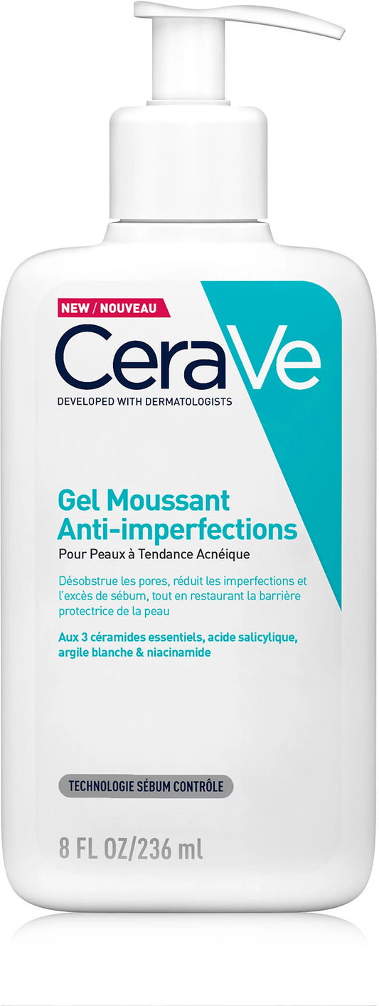 CERAVE GEL MOUSSANT A/IMPERF 236ML