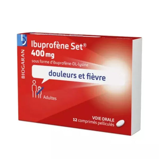 IBUPROFENE 400MG SET CPR 12