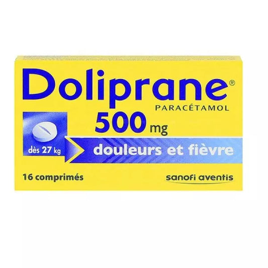DOLIPRANE 500MG CPR 16
