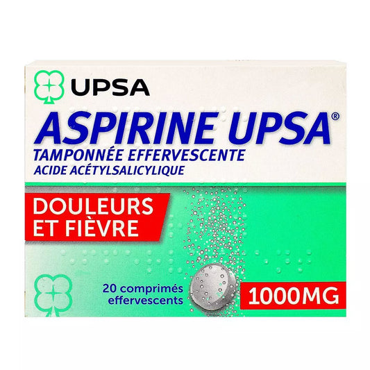 ASPIRINE 1 000MG UPSA CPR EFF 20