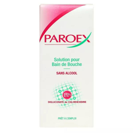 Paroex – Bain de Bouche Sans Alcool 0,12% – 300 ml