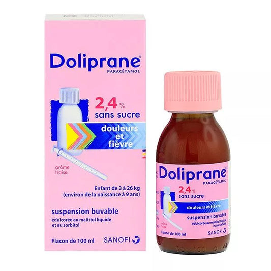 DOLIPRANE 2,4% SUSP BUV 100ML