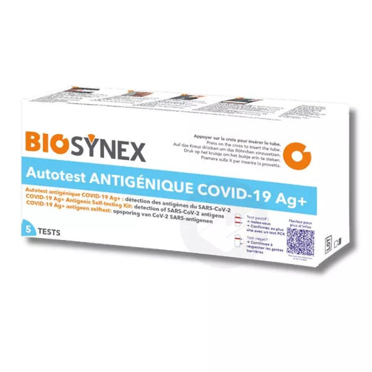 Biosynex – Autotest COVID-19 Antigénique (Boîte de 5)