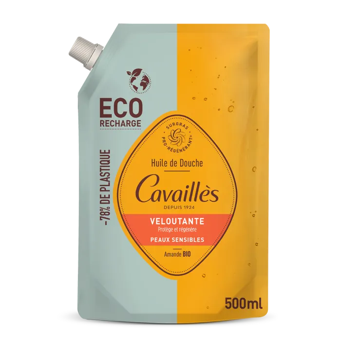 Cavaillès SENSORIALITE - Eco-Recharge Huile de Douche Veloutante Amande Bio - Visage et Corps - Peaux Sensibles, 500ml 5.0 étoiles sur 5, valeur de la note moyenne. Read a Review. Lien sur la même page. 5.0   (1) Je donne mon avis