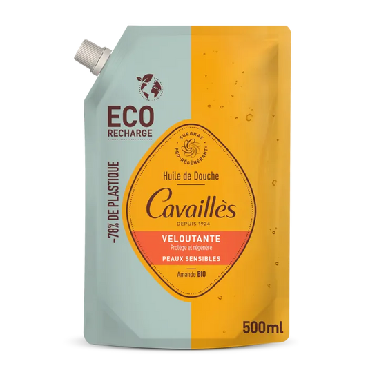 Cavaillès SENSORIALITE - Eco-Recharge Huile de Douche Veloutante Amande Bio - Visage et Corps - Peaux Sensibles, 500ml 5.0 étoiles sur 5, valeur de la note moyenne. Read a Review. Lien sur la même page. 5.0   (1) Je donne mon avis