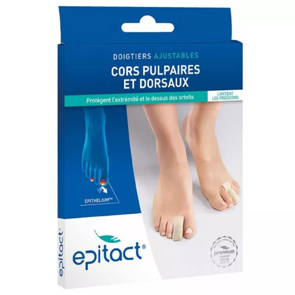 Doigtiers Ajustables Epitact – Doigtiers ajustables pour cors pulpaires &amp; dorsaux (lot de 2)