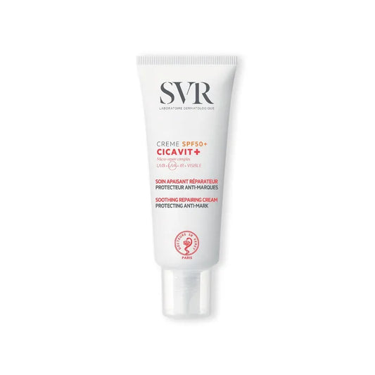SVR CICAVIT+ - Crème Solaire Soin Apaisant Réparateur Protecteur Anti-Marques SPF50+, 40ml