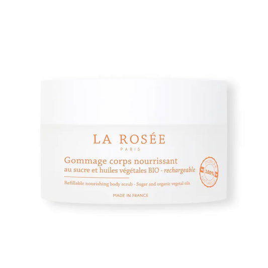 La Rosée Gommage Nourrissant Rechargeable au Sucre et aux Huiles Végétales Bio - Corps - Tous Types de Peaux, 200g