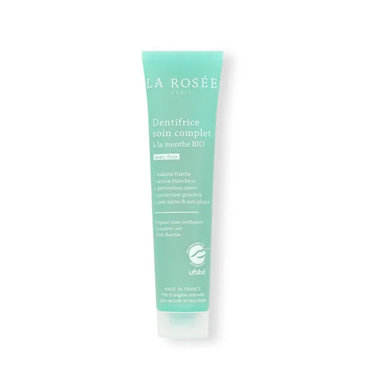La Rosée Dentifrice Soin Complet à la Menthe Bio avec Fluor, 75ml