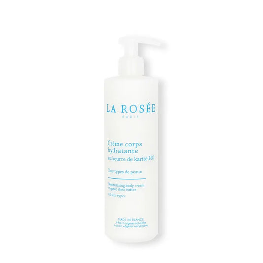 La Rosée Crème Hydratante au Beurre de Karité Bio - Corps - Tous Types de Peaux, 400ml