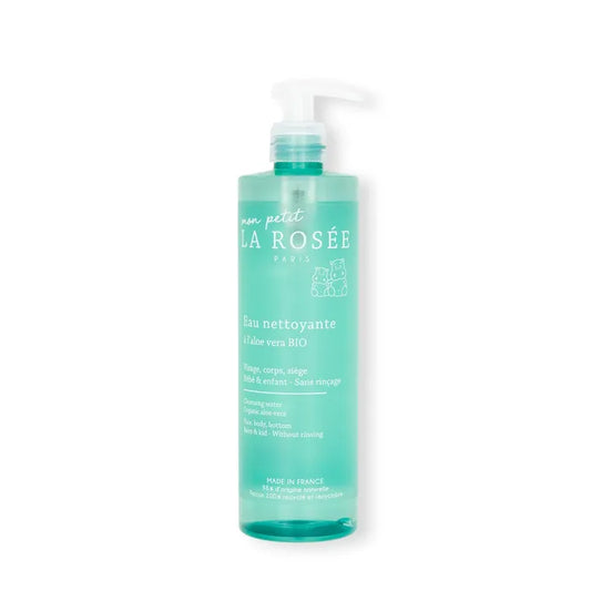 La Rosée MON PETIT - Eau Nettoyante Bébé et Enfant à l'Aloe Vera Bio - Visage, Corps et Siège - Peaux Fragiles, 400ml