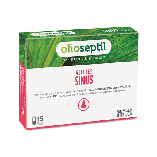 Olioseptil Sinus – 15 Vegetable Capsules