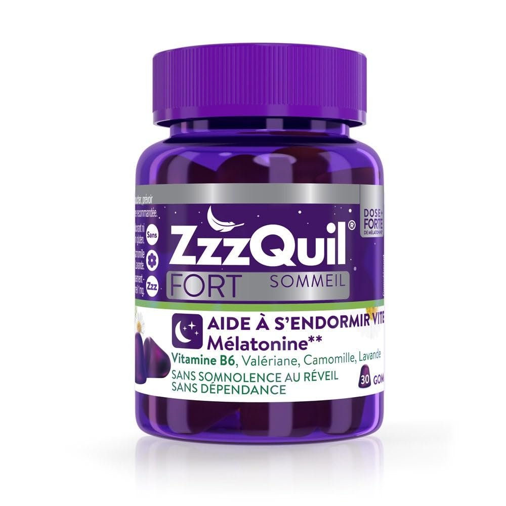 ZzzQuil Fort Sommeil Arôme Fruits des Bois - 30 ou 60 Gommes