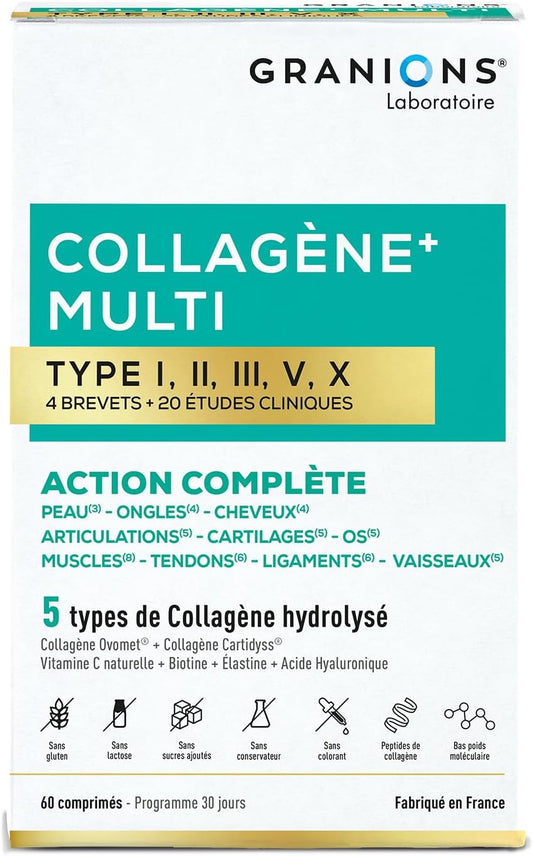 Granions Multi Collagène – Comprimés – Boîte de 60