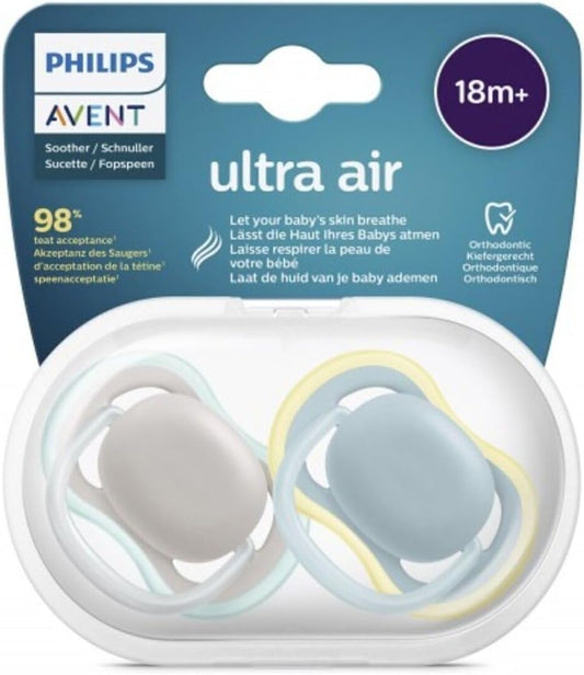 Philips Avent Ultra Air 18+ mois Lot de 2 sucettes