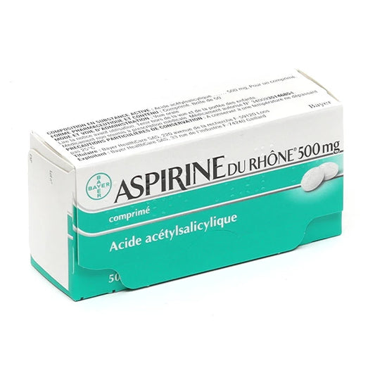 ASPIRINE 500MG RHONE CPR 20