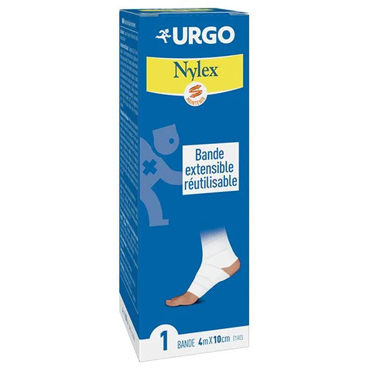 Urgo NYLEX - Bande Extensible, 1 bande 4mx10cm